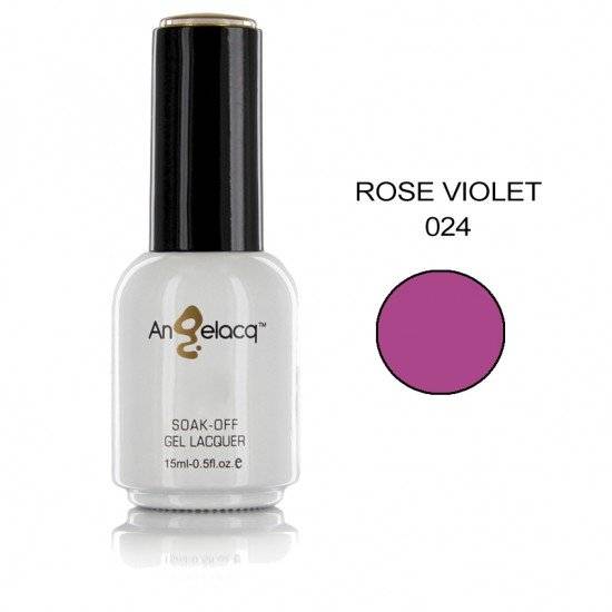 ΗΜΙΜΟΝΙΜΟ ΕΠΑΓΓΕΛΜΑΤΙΚΟ ΒΕΡΝΙΚΙ ANGELACQ 15ML - 0.5FL.OZ ROSE VIOLET 024