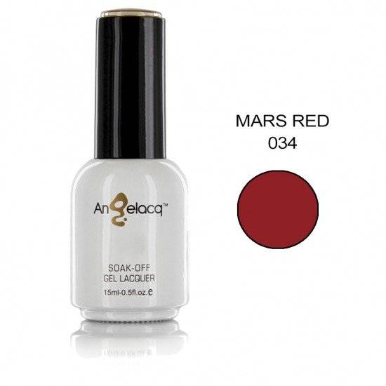 ΗΜΙΜΟΝΙΜΟ ΕΠΑΓΓΕΛΜΑΤΙΚΟ ΒΕΡΝΙΚΙ ANGELACQ 15ML - 0.5FL.OZ MARS RED 034