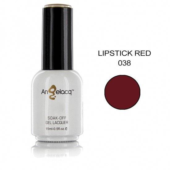 ΗΜΙΜΟΝΙΜΟ ΕΠΑΓΓΕΛΜΑΤΙΚΟ ΒΕΡΝΙΚΙ ANGELACQ 15ML - 0.5FL.OZ LIPSTICK RED 038