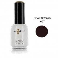 ΗΜΙΜΟΝΙΜΟ ΕΠΑΓΓΕΛΜΑΤΙΚΟ ΒΕΡΝΙΚΙ ANGELACQ 15ML - 0.5FL.OZ SEAL BROWN 057