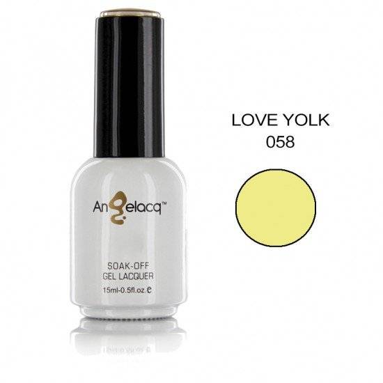 ΗΜΙΜΟΝΙΜΟ ΕΠΑΓΓΕΛΜΑΤΙΚΟ ΒΕΡΝΙΚΙ ANGELACQ 15ML - 0.5FL.OZ LOVE YOLK 058