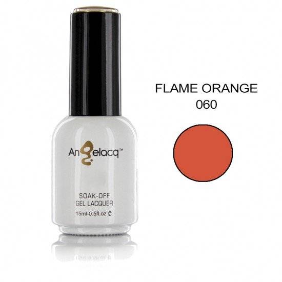 ΗΜΙΜΟΝΙΜΟ ΕΠΑΓΓΕΛΜΑΤΙΚΟ ΒΕΡΝΙΚΙ ANGELACQ 15ML - 0.5FL.OZ FLAME ORANGE 060