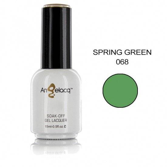 ΗΜΙΜΟΝΙΜΟ ΕΠΑΓΓΕΛΜΑΤΙΚΟ ΒΕΡΝΙΚΙ ANGELACQ 15ML - 0.5FL.OZ SPRING GREEN 068