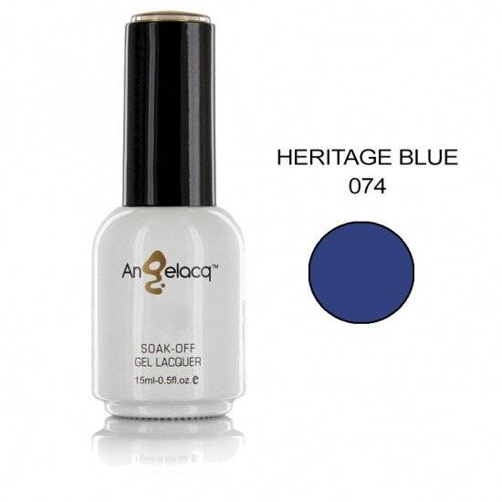 ΗΜΙΜΟΝΙΜΟ ΕΠΑΓΓΕΛΜΑΤΙΚΟ ΒΕΡΝΙΚΙ ANGELACQ 15ML - 0.5FL.OZ HERITAGE BLUE 074