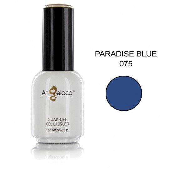 ΗΜΙΜΟΝΙΜΟ ΕΠΑΓΓΕΛΜΑΤΙΚΟ ΒΕΡΝΙΚΙ ANGELACQ 15ML - 0.5FL.OZ PARADISE BLUE 075