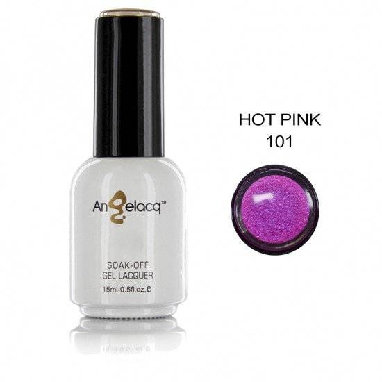 ΗΜΙΜΟΝΙΜΟ ΕΠΑΓΓΕΛΜΑΤΙΚΟ ΒΕΡΝΙΚΙ ANGELACQ 15ML - 0.5FL.OZ PERLE HOT PINK 101