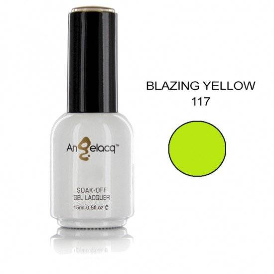 ΗΜΙΜΟΝΙΜΟ ΕΠΑΓΓΕΛΜΑΤΙΚΟ ΒΕΡΝΙΚΙ ANGELACQ 15ML - 0.5FL.OZ BLAZING YELLOW 117