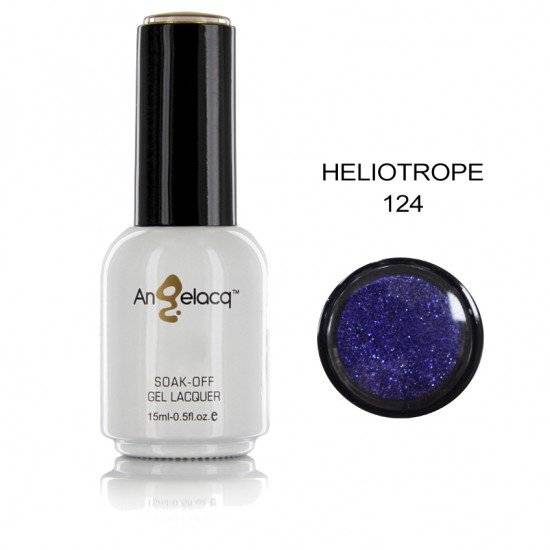 ΗΜΙΜΟΝΙΜΟ ΕΠΑΓΓΕΛΜΑΤΙΚΟ ΒΕΡΝΙΚΙ ANGELACQ 15ML - 0.5FL.OZ GLITTER HELIOTROPE 124