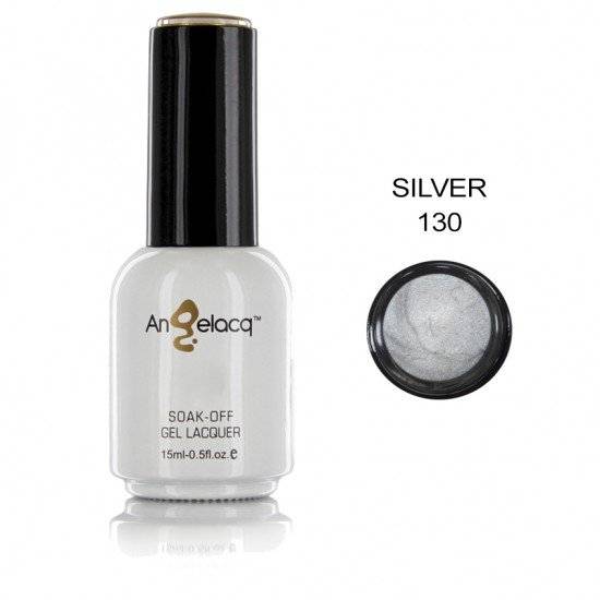 ΗΜΙΜΟΝΙΜΟ ΕΠΑΓΓΕΛΜΑΤΙΚΟ ΒΕΡΝΙΚΙ ANGELACQ 15ML - 0.5FL.OZ PERLE SILVER 130