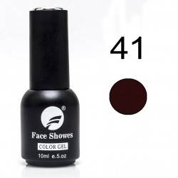 ΗΜΙΜΟΝΙΜΟ ΕΠΑΓΓΕΛΜΑΤΙΚΟ ΒΕΡΝΙΚΙ FACE SHOWS 10ML - 0.5FL.OZ DARK RED 41