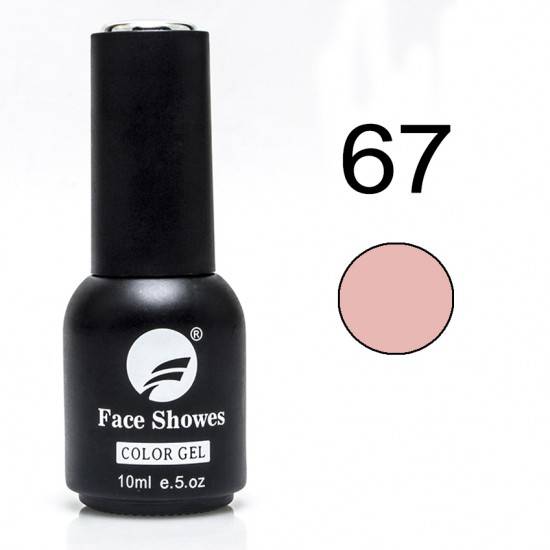 ΗΜΙΜΟΝΙΜΟ ΕΠΑΓΓΕΛΜΑΤΙΚΟ ΒΕΡΝΙΚΙ FACE SHOWS 10ML - 0.5FL.OZ PEACH 67