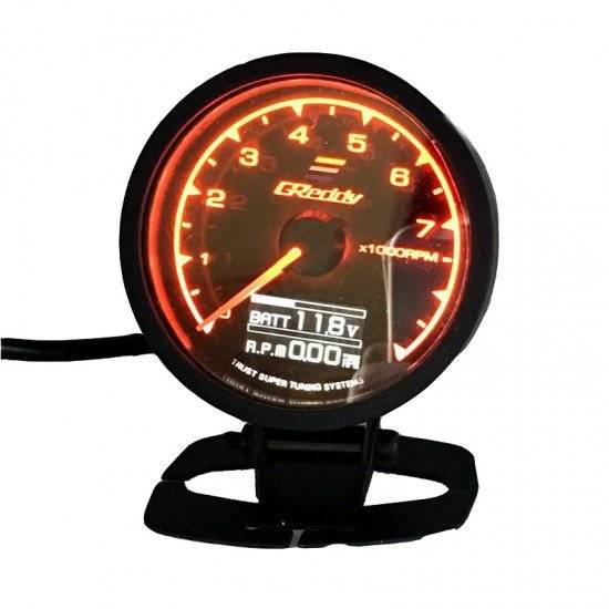 RACING GREDDY MULTI D/A LCD DIGITAL DISPLAY RPM GAUGE TACHOMETER SENSOR GREDDY-C