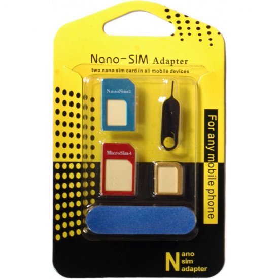 ΣΕΤ ΠΡΟΣΑΡΜΟΓΕΑΣ NANO-SIM ADAPTER NOOSY