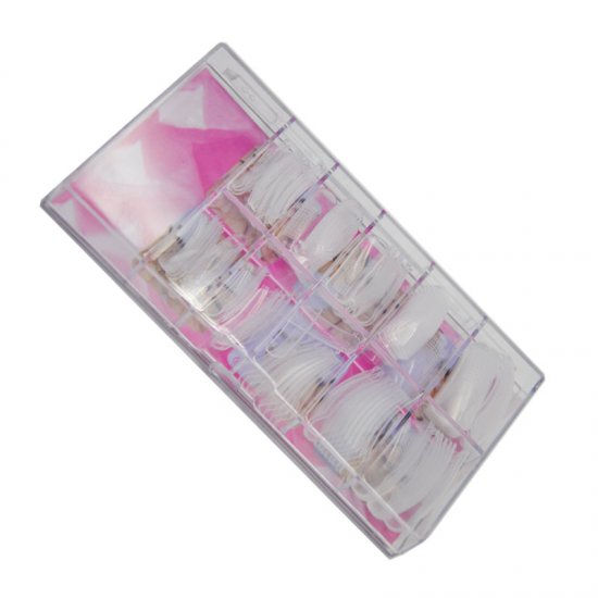 DESING NAILS TIPS - CLEAR 100 PIECES OEM