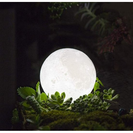ΑΝΑΓΛΥΦΟ ΦΩΤΙΣΤΙΚΟ ΑΦΗΣ ΜΙΚΡΟΓΡΑΦΙΑ ΤΗΣ ΣΕΛΗΝΗΣ , ΥΓΡΑΝΤΗΡΑΣ ΚΑΙ ΑΡΩΜΑΤΟΘΕΡΑΠΕΙΑ 3D MOON LAMP HUMIDIFIER 15CM