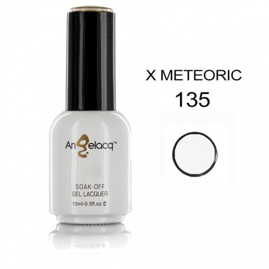 ΗΜΙΜΟΝΙΜΟ ΕΠΑΓΓΕΛΜΑΤΙΚΟ ΒΕΡΝΙΚΙ ANGELACQ 15ML - 0.5FL.OZ X METEORIC WHITE AN-135W