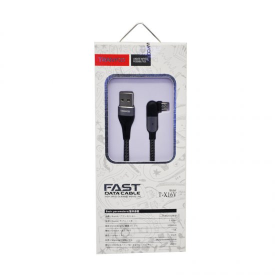 TRANYOO 5A FAST MICRO USB CABLE ΚΑΛΩΔΙΟ ΦΟΡΤΙΣΗΣ 1 ΜΕΤΡΟ T-X16V